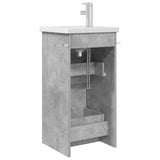 Bathroom Vanity with Sink Concrete Grey 42 x 40 x 84.5 cm 890723