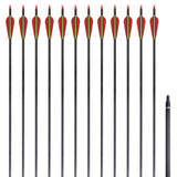 Standard Recurve Bow Arrows 30" 0.76 cm Carbon 12 pcs 90857