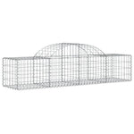 Arched Gabion Baskets 13 pcs 200x50x40/60 cm Galvanised Iron 3146268