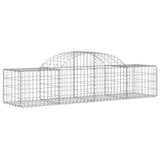 Arched Gabion Baskets 13 pcs 200x50x40/60 cm Galvanised Iron 3146268