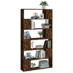 Book Cabinet/Room Divider Smoked Oak 100x24x188 cm 3187603