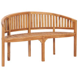 48021 Banana Bench 151 cm Solid Teak Wood