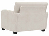 Armchair Cream Chenille 42043441