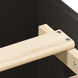 Bed Frame without Mattress Black 150x200 cm King Size 3203755
