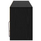 TV Cabinet 100 x 34 x 50 cm Black Oak Engineered Wood 8010959