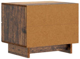 Bedside Cabinet with Drawer 2 pcs Old Wood 43 x 34.5 x 47.5 cm 893852