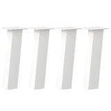 Coffee Table Legs 4 pcs White 42 cm Steel 4012501
