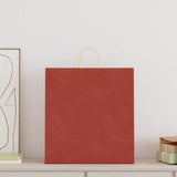 Paper Bags 250 pcs with Handles Red 45x17x48 cm 4101765