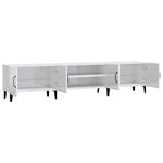 ZNTS TV Cabinet High Gloss White 180x31.5x40 cm Engineered Wood 816266