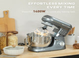 1300W Kitchen Stand Mixer, with Accessories - Silver T3398P378842
