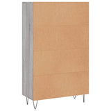 Highboard Grey Sonoma 69.5x31x115 cm Engineered Wood 830322