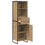 Book Cabinet Artisian Oak 43 x 36 x 150.5 cm Engineered Wood 886629