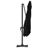 Roma Parasol Black 286 x 284 x 265 cm Aluminium and Polyester 42003339