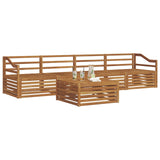 Outdoor Sofa Set 5 pcs Natural Solid Acacia Wood 3372994