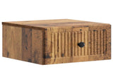 Wall-Mounted Bedside Cabinet 2 pcs Old Wood 33 x 34.5 x 20 cm 897932