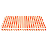 Replacement Fabric for Awning Yellow and Orange 4.5x3.5 m 312020