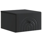 Wall-Mounted Bedside Cabinet 2 pcs Black 33 x 34.5 x 20 cm 898088