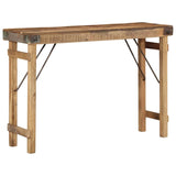Console Table Brown 110 x 35 x 76 cm Solid Reclaim wood 4019617