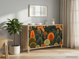 Sideboard ZAANDAM Sonoma 102 x 33 x 75 cm Engineered Wood 8006960