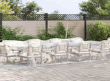 Clear Tarpaulin with Eyelets 3x10 m Polyethylene 4018516