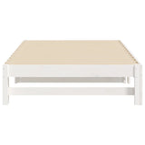 Pull-out Day Bed without Mattress White 2x cm 823405