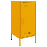 Sideboards 2 pcs Mustard Yellow 36x39x79 cm Steel 843019