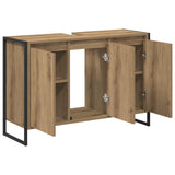 Bathroom Cabinet Artisian Oak 90 x 30 x 60 cm Engineered Wood 886485