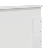Headboard Gloss White Engineered wood 888291