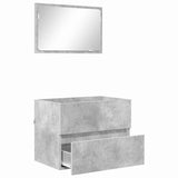 Bathroom Furniture Set Concrete Grey 60 x 38.3 x 45 cm 876035
