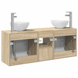 Bathroom Cabinet Set 3 pcs Sonoma Oak 49.5 x 35 x 63 cm 3405619