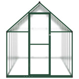 Greenhouse with Base Frame Green 334x169x195 cm Aluminium 3266327