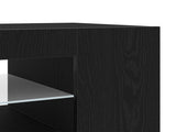 TV Cabinet Black Oak 90 x 39 x 30 cm Engineered Wood 862562
