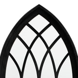 Mirror Black 70x30 cm Iron for Indoor Use 3093534