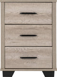 ZNTS Oliver 3 Drawer Bedside 100-103-099