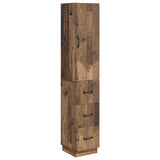 Cabinet Set 2 pcs Old Wood 33 x 34.5 x 87 cm Engineered Wood 3416815