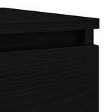 Sideboard Black Oak 37.5x35x99 cm Engineered Wood 861698