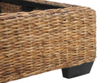 Bed Frame without Mattress Natural Rattan 180x200 cm Super King 283096