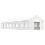 Gazebo with Roof White 17.84x4.08x3.22 m Polyethylene 3155492
