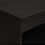 Sideboard with Shelf Black 60 x 33 x 75 cm Solid Mango Wood 4018833