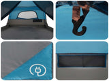 Family Tent Blue 500 x 400 x 230 cm Polyester and Steel 42028502