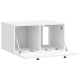 Wall-Mounted TV Cabinet High Gloss White 59.5 x 41 x 30 cm 898169