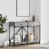 Console Table Grey Sonoma 100x39x78.5 cm Engineered Wood 835487