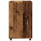 Rolling Cabinet Old Wood 60x48x81 cm Engineered Wood 853171