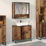 Bathroom Sink Cabinet Old Wood 65 x 33 x 60 cm Engineered wood 883614