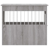 Dog Crate Furniture Grey Sonoma 55x80x68 cm Engineered Wood 838328