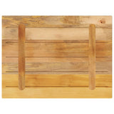 Table Top 70x50x3.8 cm Rectangular Solid Wood Rough Mango 371393