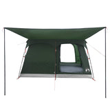 Family Tent with Roof Army Green 380 x 260 x 190 cm Polyester 42028496