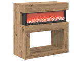 Electric Fireplace Artisan Oak 64 x 30 x 87 cm Engineered wood 8021110