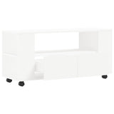 TV Cabinet White 102x34.5x43 cm Engineered Wood 833742