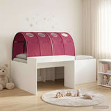 Bed with Tunnel 4 pcs Artisian Oak and Red Engineered Wood 3423693